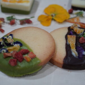 エディブルフラワー アートチョコレートクッキー